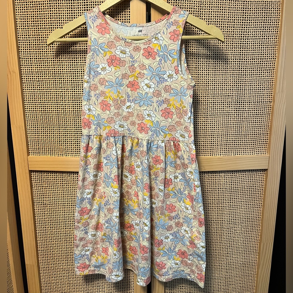 H&M Girls 8/10 Floral Dress